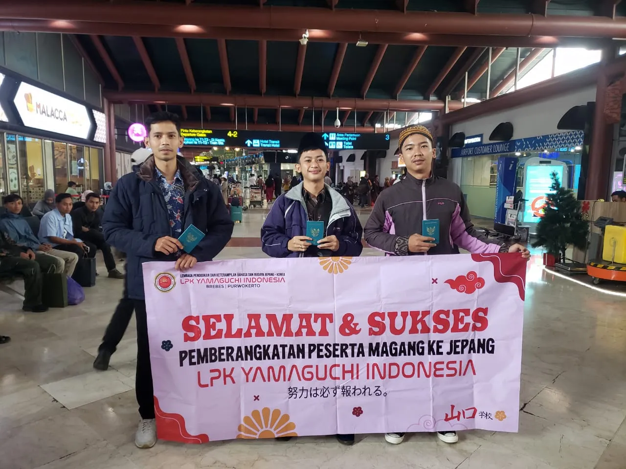 Alumni LPK Yamaguchi Berangkat Kerja