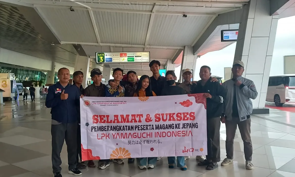 Alumni LPK Yamaguchi di Bandara
